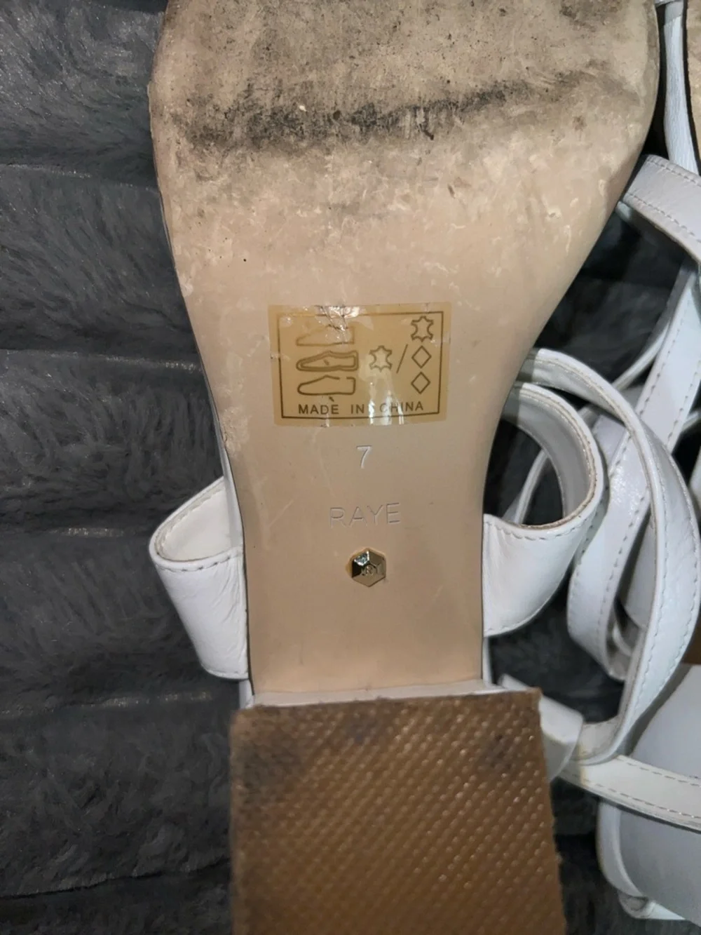 RAYE White Kepner Sandal - Dust Bag Included - Picture 13 of 16